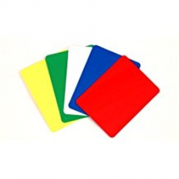 10 Stück Cut Cards für Poker und Black Jack, farblich gemischt.